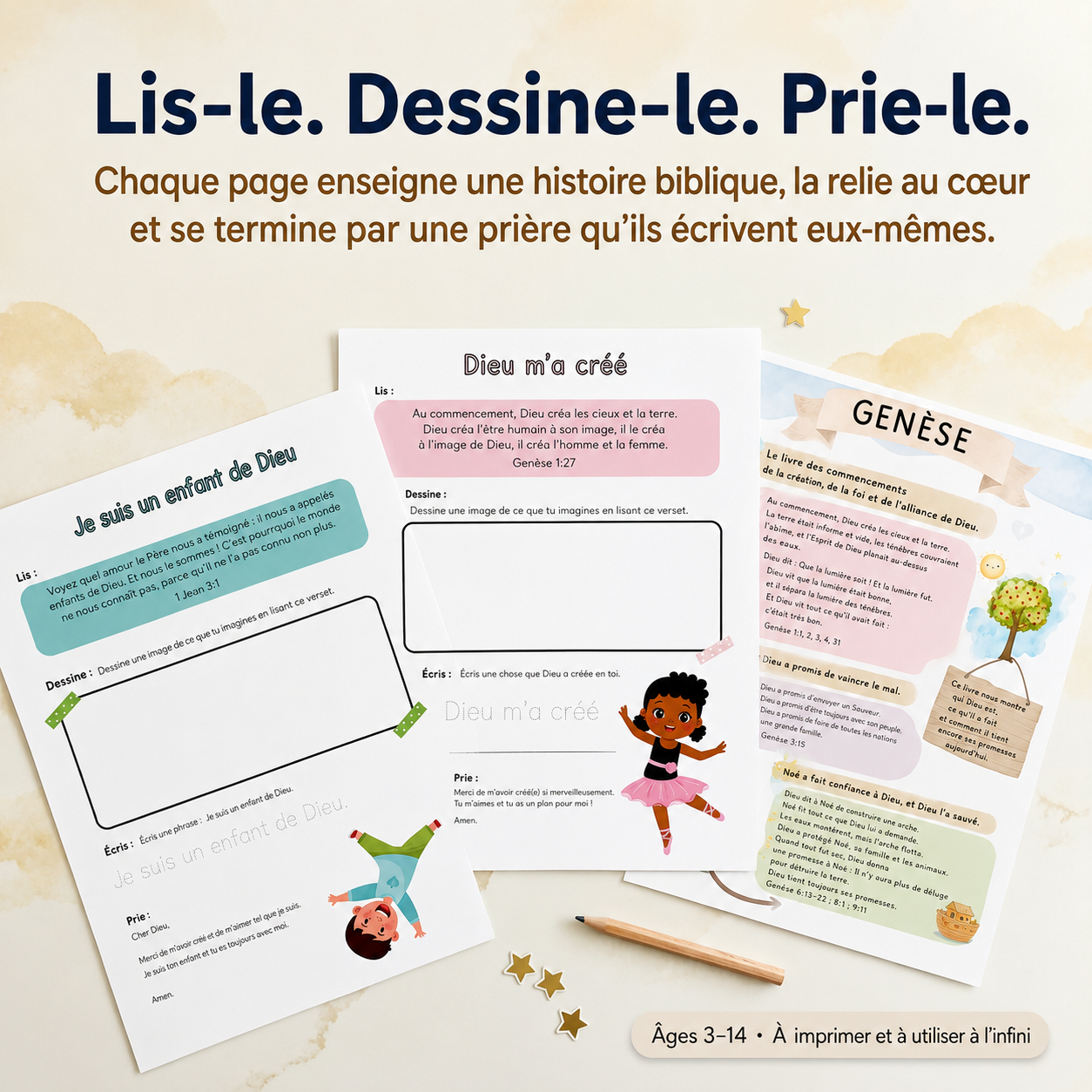 NeuroKids Bible & Prayer Journal™ : 10 minutes par jour pour cultiver la foi, le calme et la confiance