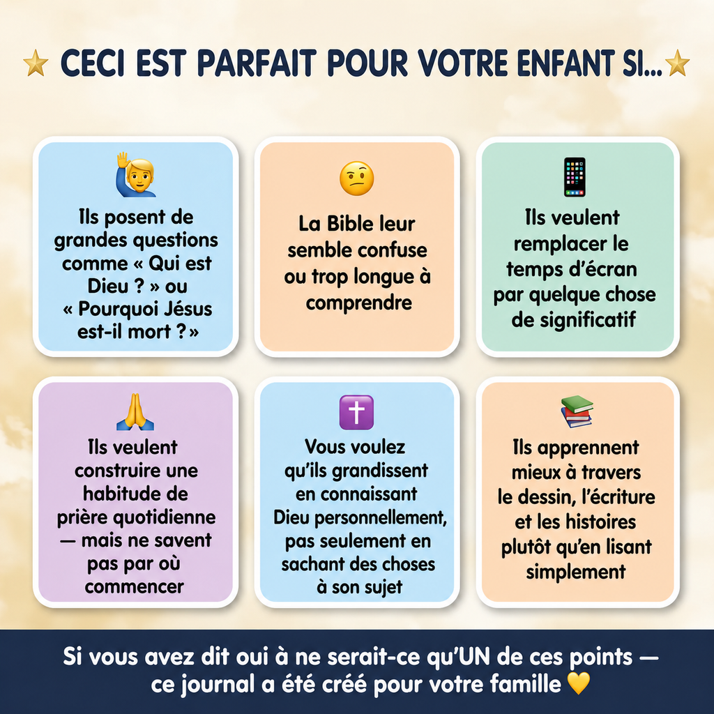 NeuroKids Bible & Prayer Journal™ : 10 minutes par jour pour cultiver la foi, le calme et la confiance
