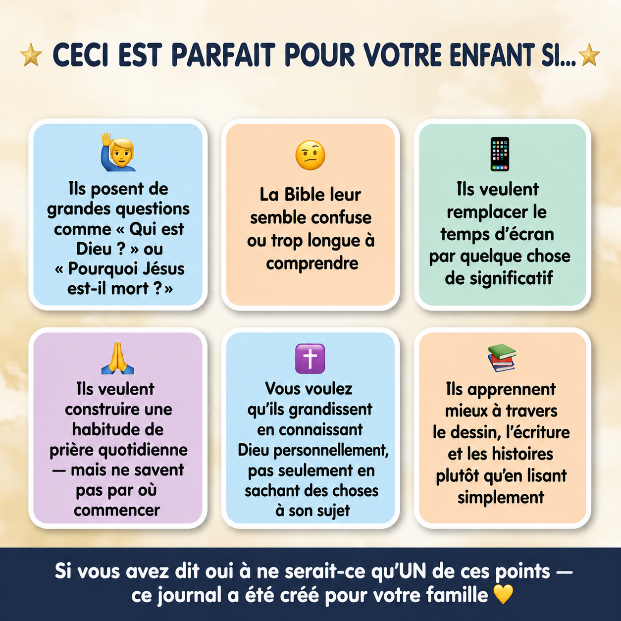 NeuroKids Bible & Prayer Journal™ : 10 minutes par jour pour cultiver la foi, le calme et la confiance