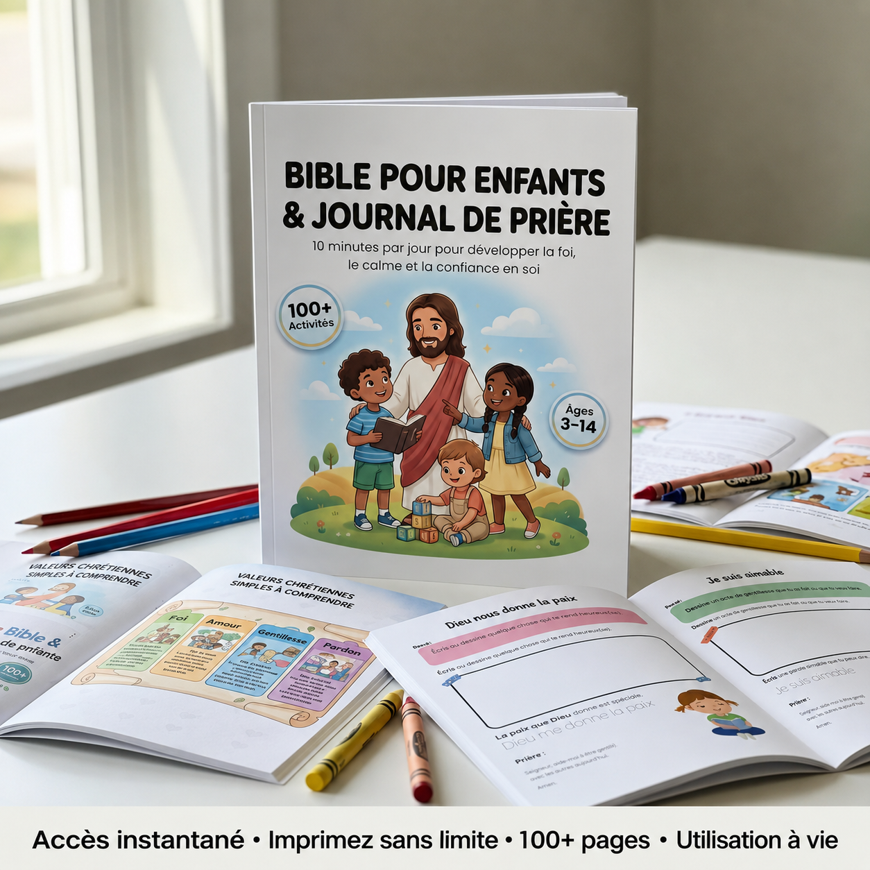 NeuroKids Bible & Prayer Journal™ : 10 minutes par jour pour cultiver la foi, le calme et la confiance