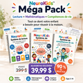 Pack d'apprentissage intensif NeuroKids™ : Mathématiques, lecture et compétences de vie